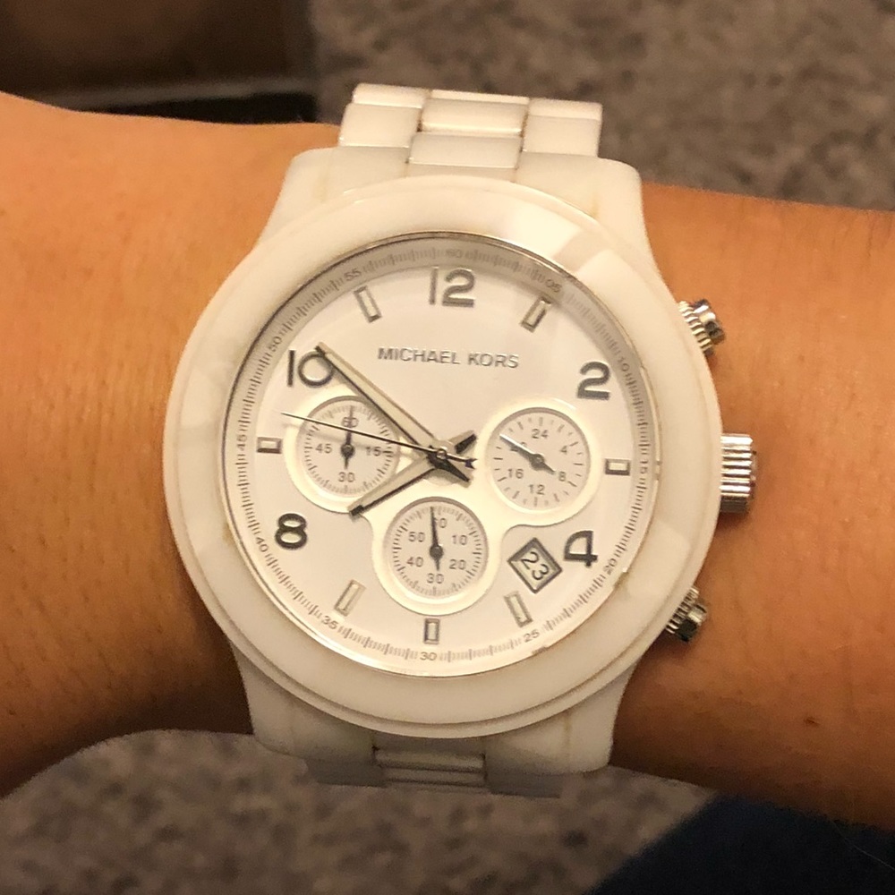 Michael Kors White Ceramic Watch